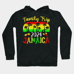 Family Trip Jamaica 2024 Summer Vacation Beach Hoodie